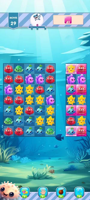 Deep Dive Delight: Match-3 Screenshot 3