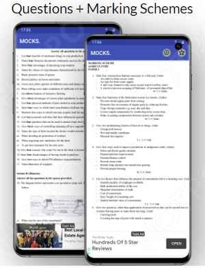 Agriculture; mocks  & answers Screenshot 2