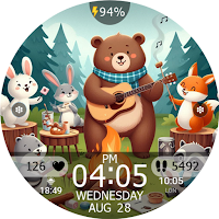 Key WF37 Funny Animals Watch