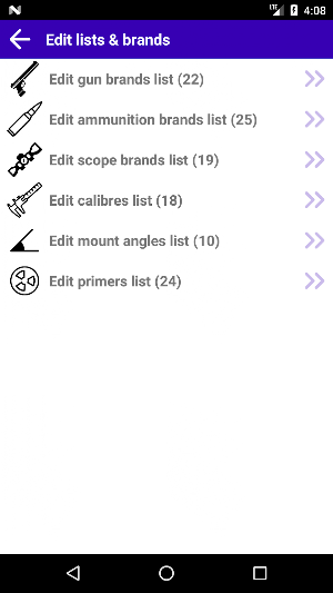 Shooting Diary Screenshot 1