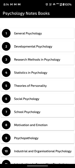 Psychology Notes Screenshot 1