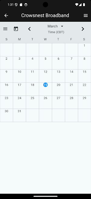 Crowsnest Broadband Screenshot 2