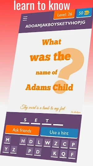 Bible Quiz, Trivia Game Screenshot 1