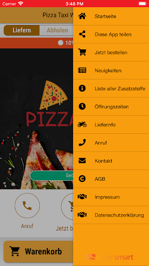 Pizza Taxi Wächtersbach Screenshot 2