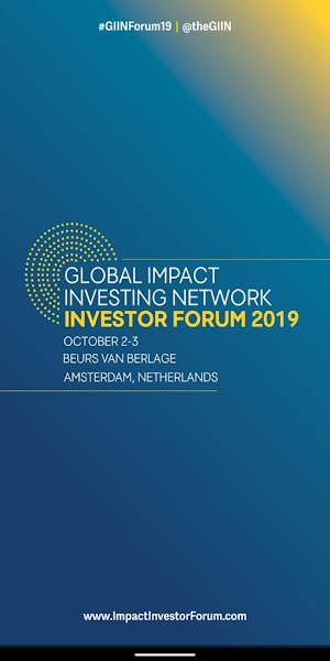 2019 GIIN Investor Forum Screenshot 0