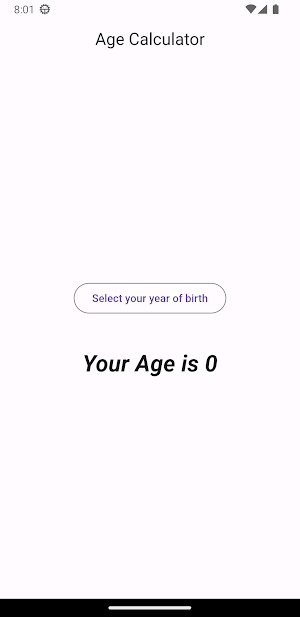Age Calculator Screenshot 0