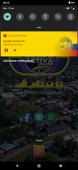 BAJIRA ACTIVA FM Screenshot 1
