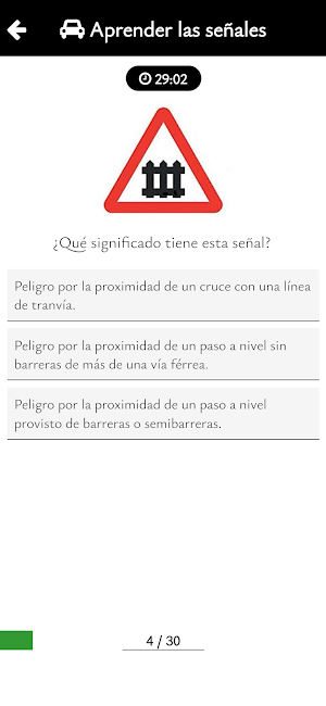 Autoescuela señales Test DGT Screenshot 2