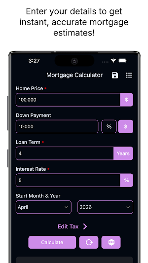 Mortgage Calculator Screenshot 0
