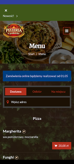 Pizzeria w Podwórku Screenshot 1