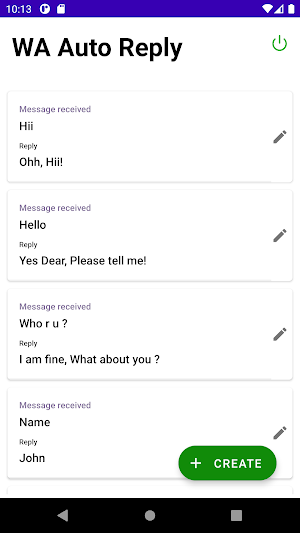 WA Auto Reply Screenshot 1