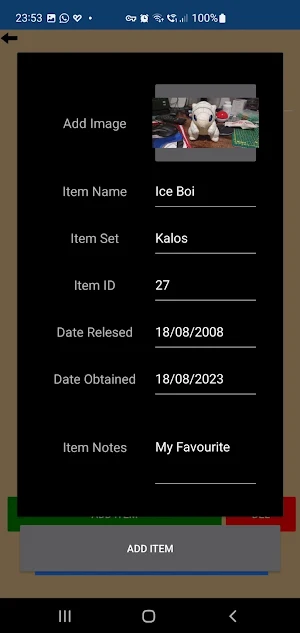My Collections Tracker Screenshot 0