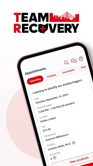 Team Recovery Connect Screenshot 0