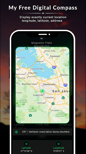 Digital Compass for Android -  Screenshot 3