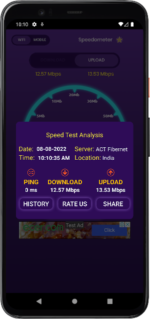 Internet Speedometer - 1 Screenshot 1