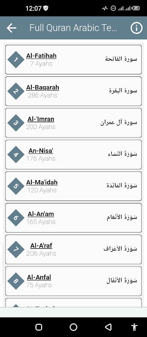 Mukhtar Al Hajj Offline Quran Screenshot 3