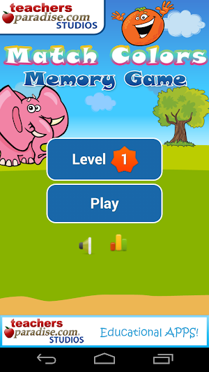 Match Colors! Kids Memory Game Screenshot 0