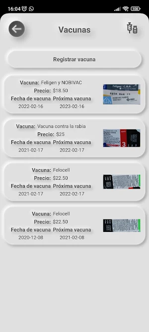 Carnet de control para mascota Screenshot 3