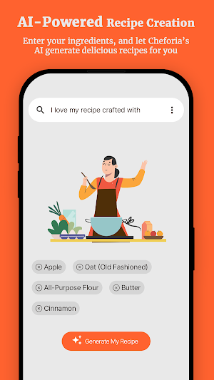 Cheforia – AI Recipe Creator Screenshot 2