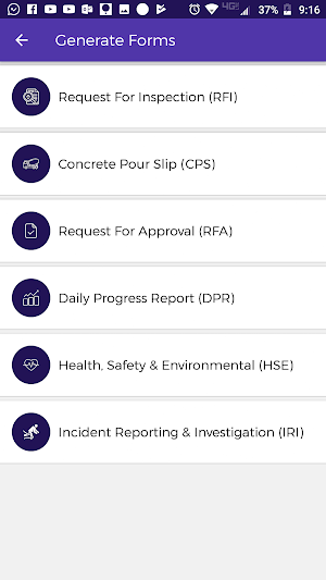 eProjects Screenshot 3