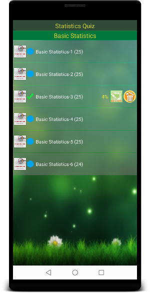 Statistics Quiz Screenshot 1