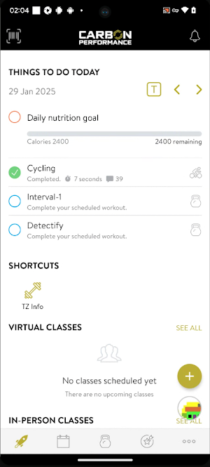 Carbon Performance Gym Screenshot 3