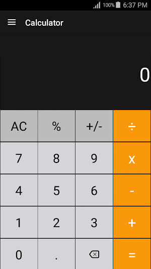 Calculator Screenshot 1