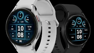 Functional Glow Blue Wear OS Screenshot 3