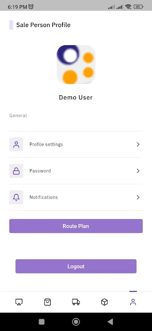 Consus Sale Person Order App Screenshot 2