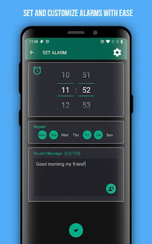 Talking Alarm Clock Screenshot 1