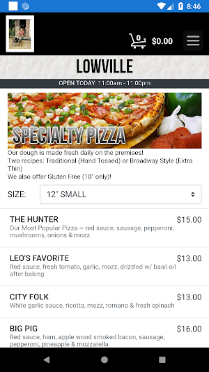 Tony Harper's Pizza & Clam Shack Screenshot 0