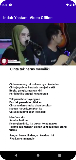 Indah Yastami Video Offline Screenshot 3