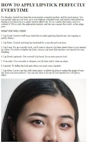 How To Apply Lipstick Perfect Screenshot 1