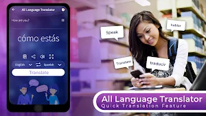 Language Translator - Voice & Camera Translator Screenshot 1