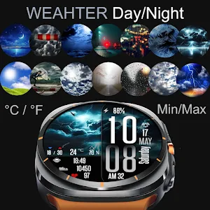 Weather Day & Night Big BOLD Screenshot 2
