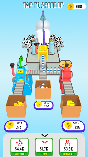 Idle Milk Factory Screenshot 0