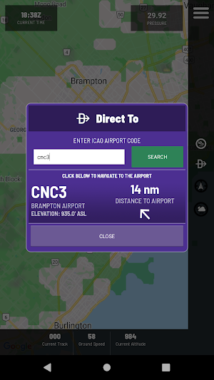 General Aviation Flight Tracker and Navigation Screenshot 3