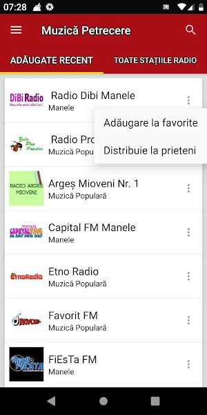 Radiouri Muzică Petrecere Screenshot 1