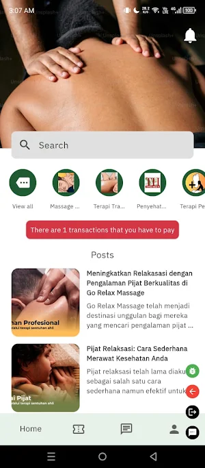 Go Relax massaging app Screenshot 0