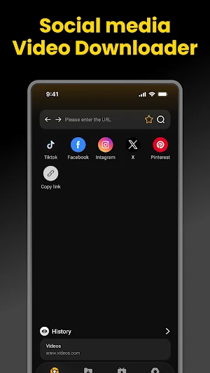 Browse2Save: Video Downloader Screenshot 0