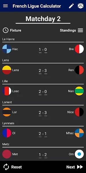French League Calculator 23/24 Screenshot 1
