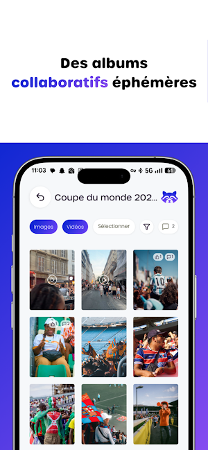 Yuni – Partage Photos en HD Screenshot 1