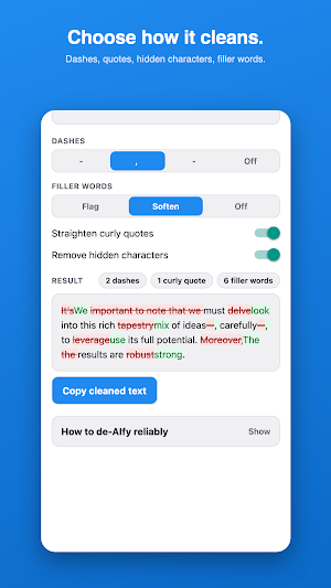 deAIfy Screenshot 3