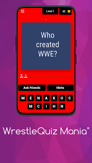 Pro Wrestling Quiz WWE Edition Screenshot 0