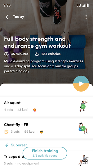 Entrena en Femenino Screenshot 2