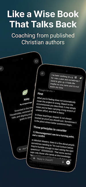 SowGood: Christian Life Coach Screenshot 1
