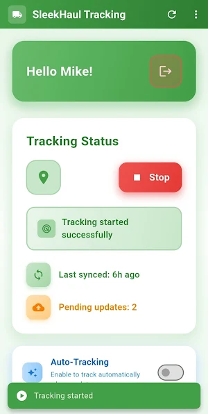 SleekHaul Tracking Screenshot 3