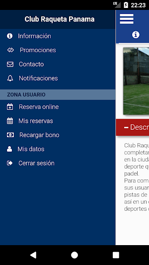 Club Raqueta Panama Screenshot 0