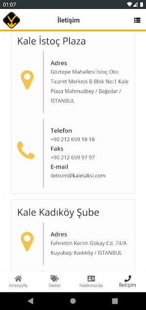 Kale Taksi Screenshot 3