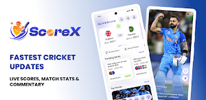 ScoreX - Live Cricket Scores Screenshot 0